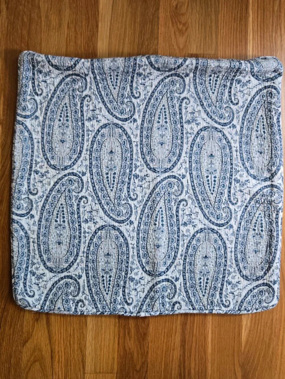 Ralph Lauren Blue and White Paisley Pillow Covers, Set of 2, 20